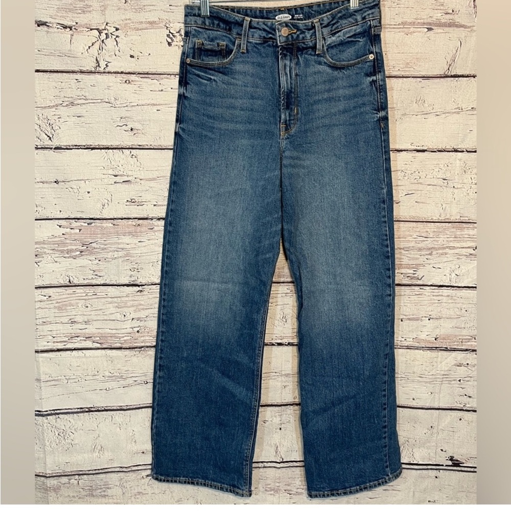 OLD NAVY Jeans Wide Leg Extra High Rise-10T - Picture 1 of 3